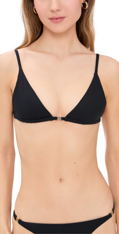 ANINE BING Bellamy Bikini Top Black