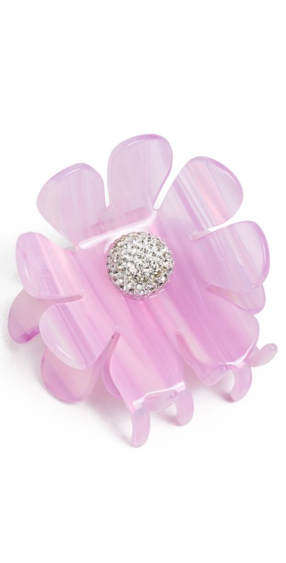 Lele Sadoughi Sunflower Claw Clip French Ros