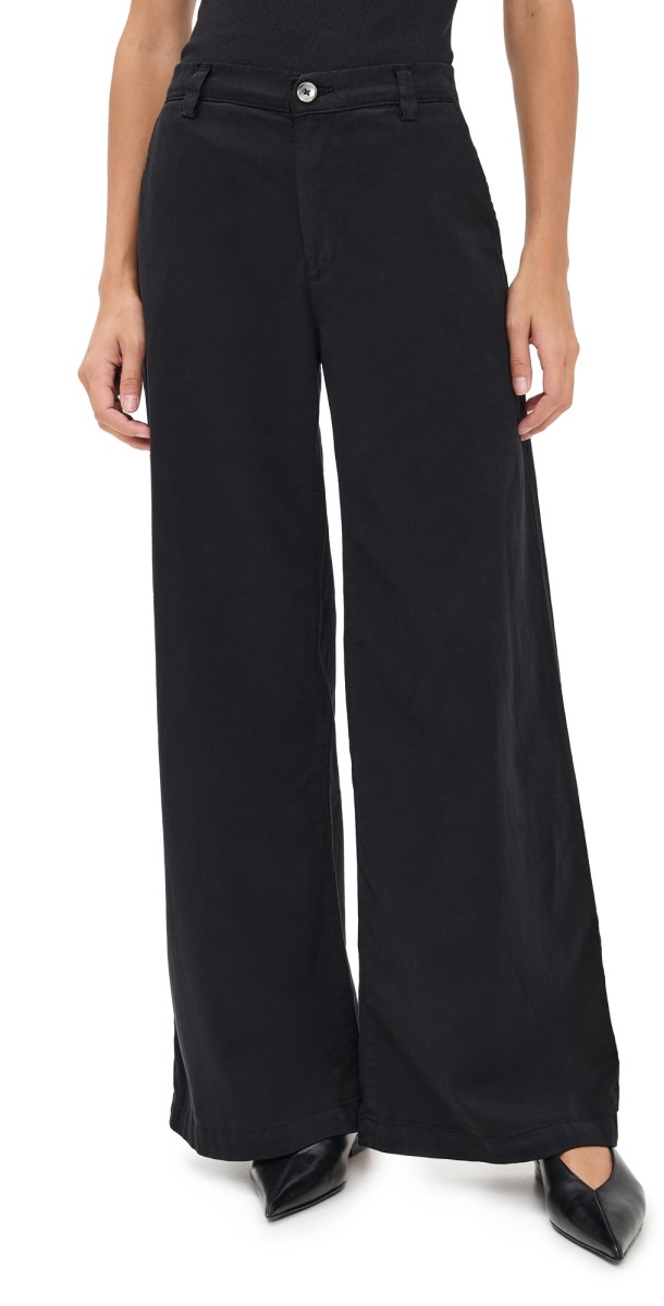 AG Caden Wide Leg Pants Super Black