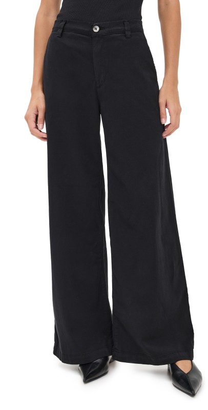 AG Caden Wide Leg Pants Super Black