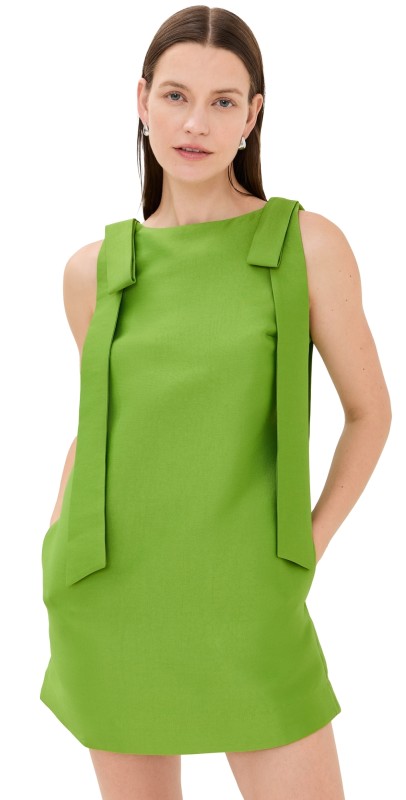 ALIGNE Fern Tie Sleeve Dress Green