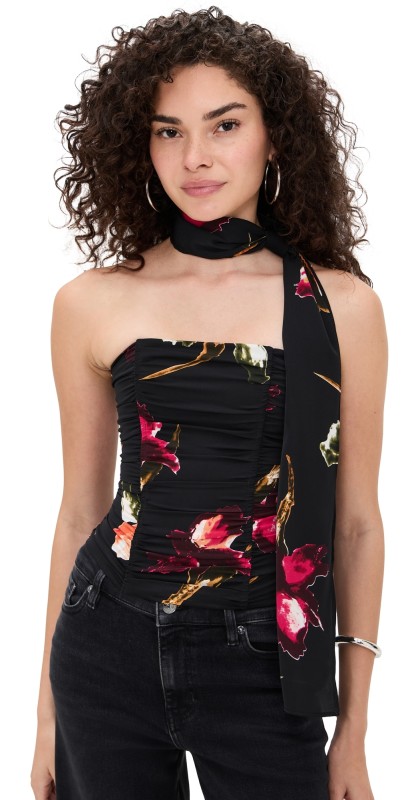 Lioness Island Bodice Onyx Floral