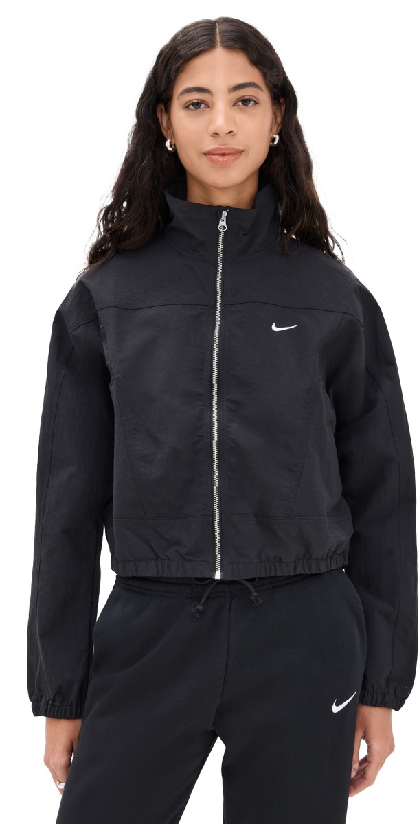 Nike Windrunner Loose UV Woven Full-Zip Jacket Black/White