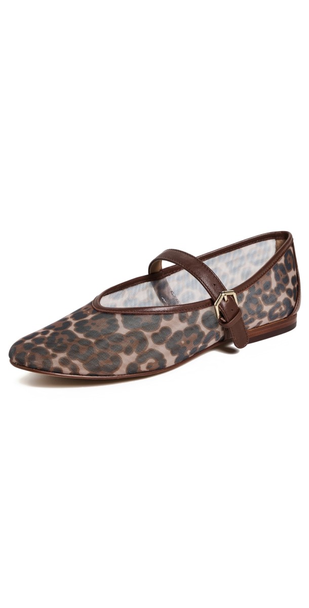 Dolce Vita Roslyn Flats Leopard Mesh