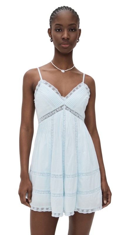 LoveShackFancy Docila Dress Blue