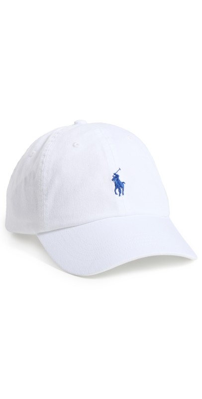 Polo Ralph Lauren Chino Sport Cap White/Marlin Blu