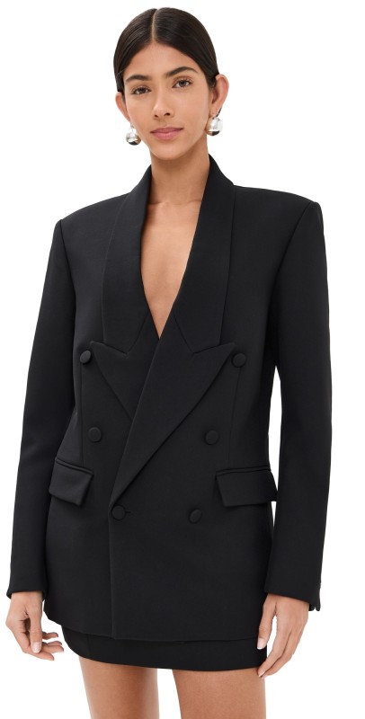 Coperni Double Breasted Tailored Jacket Black