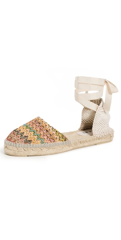 Manebi Flat Valenciana Espadrilles Multicolor