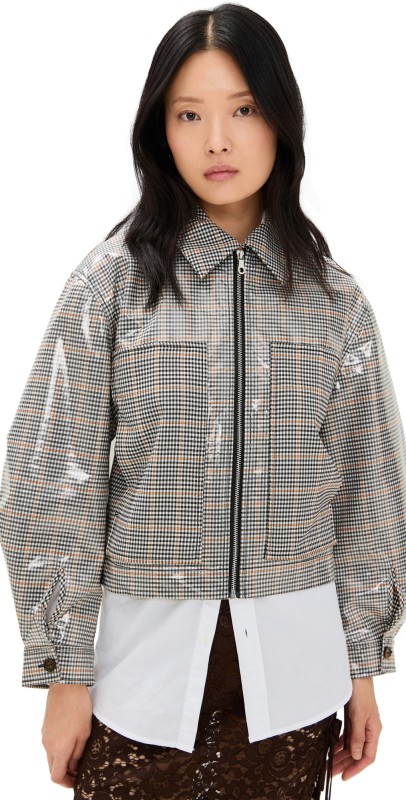 BAUM UND PFERDGARTEN Bathilde Jacket Grey Wallstreet Check