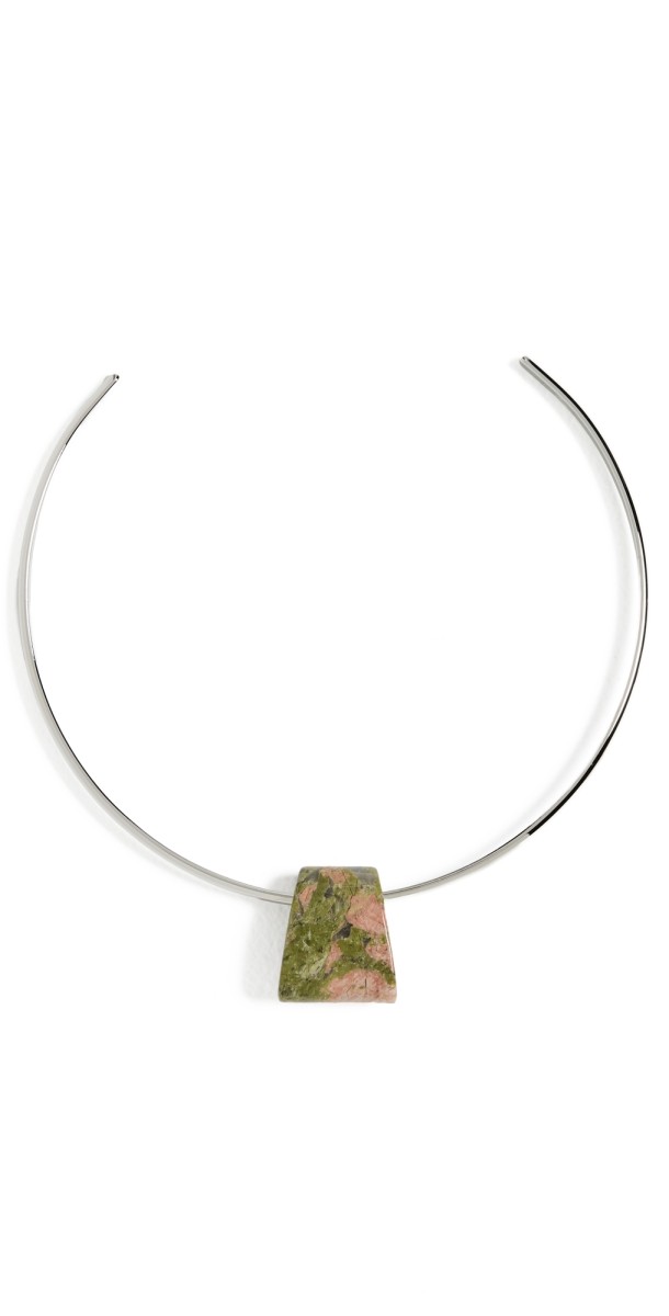 Ronny Kobo Bengali Necklace Cuff Silver and Turquois