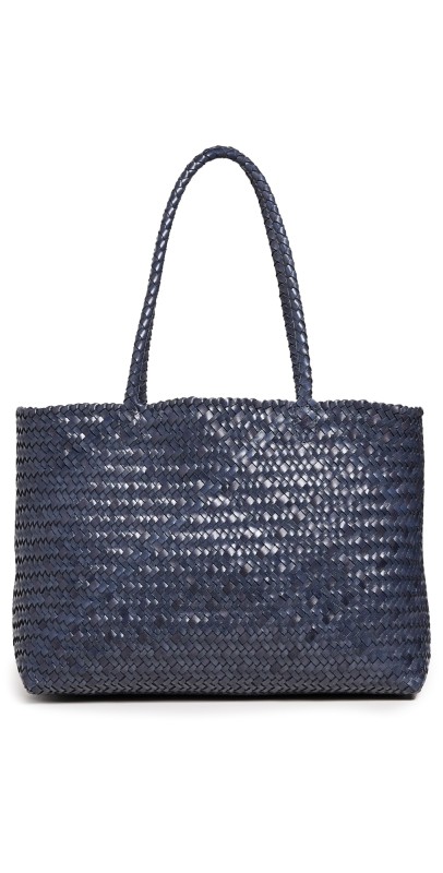 Madewell Transport Early Weekender Woven Tote Nighttime Blu