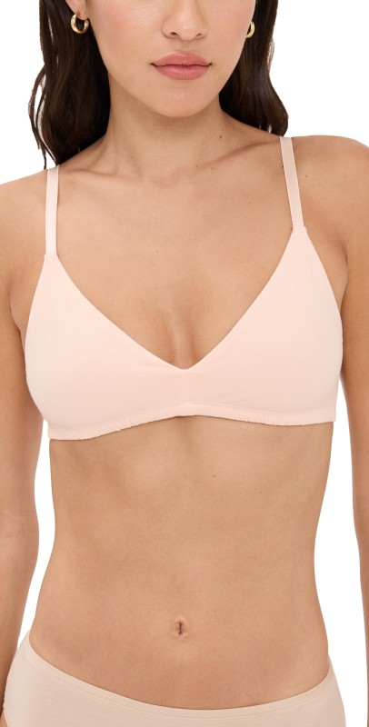 Eberjey The Stretch Cotton Bralette Buff