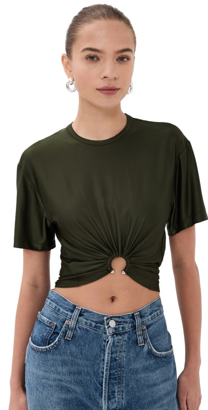 rabanne Haut Tee New Khaki