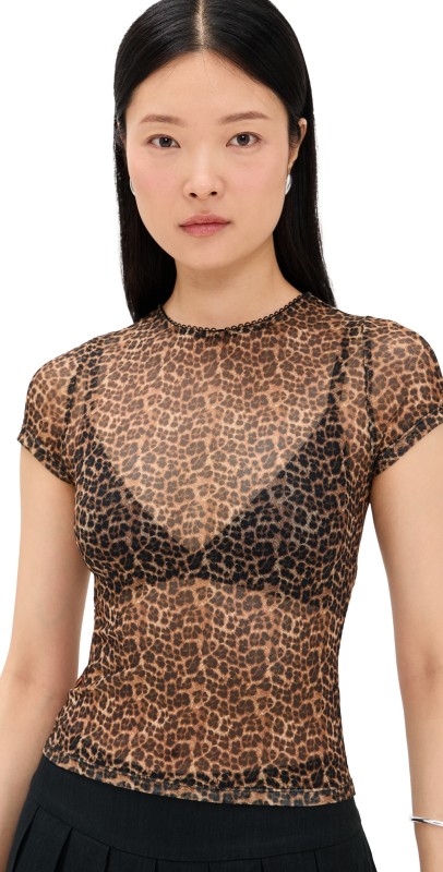 Miaou Mini Tee Leopard
