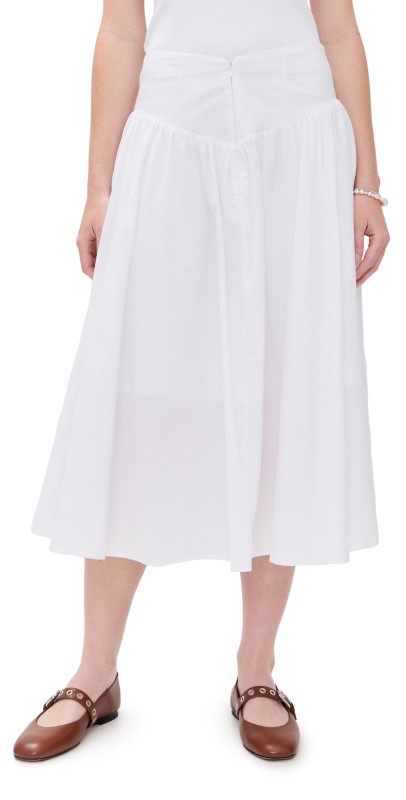 Peachy Den Deba Porcelain Midi Skirt Porcelain