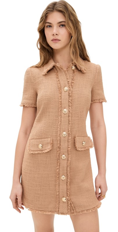 Cinq à Sept Pammy Dress Brown Sugar