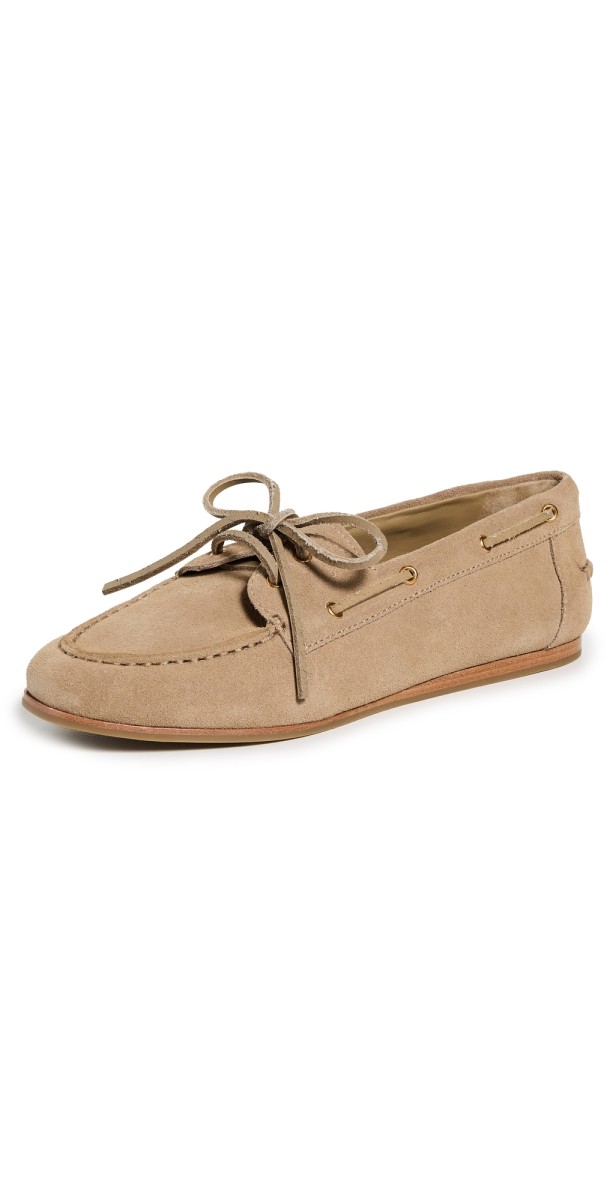 SIMKHAI Danner Suede Boat Shoes Desert