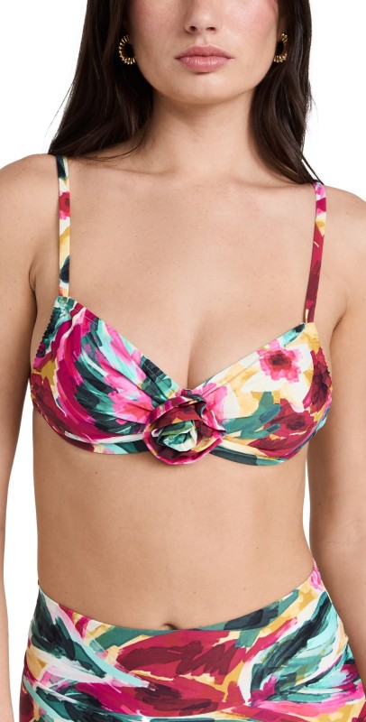 Montce Rosa Devin Bikini Top Isla Floral