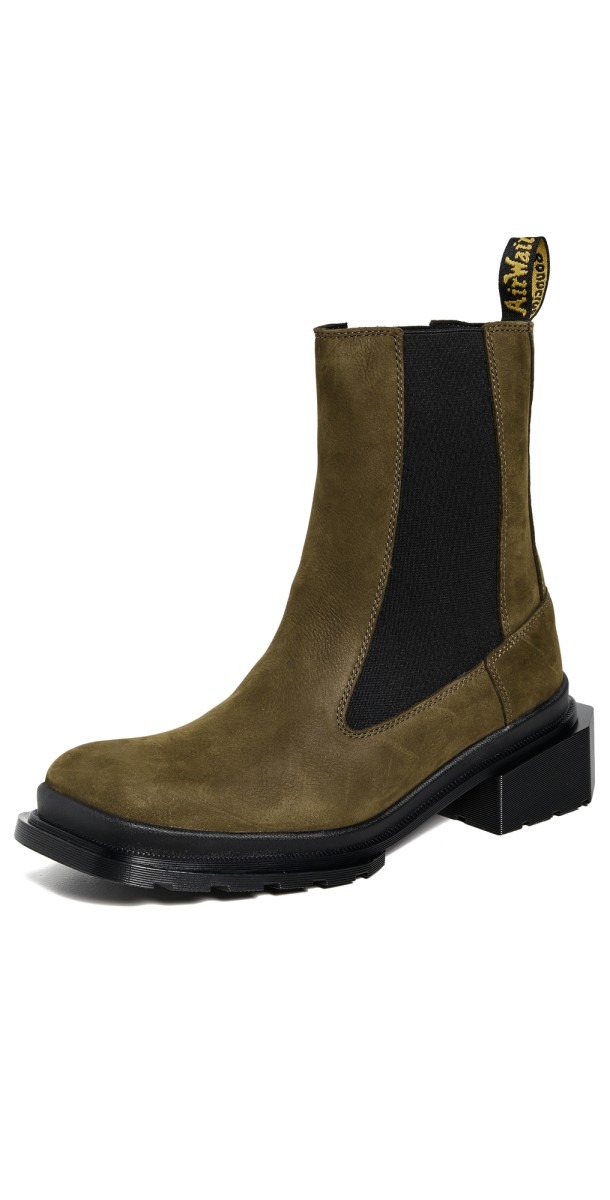 Dr. Martens Maybole Chelsea Olive Buttersoft Boots Dms Olive