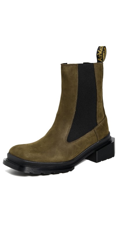 Dr. Martens Maybole Chelsea Olive Buttersoft Boots Dms Olive