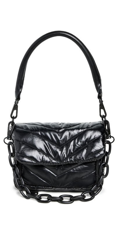 Think Royln Mini Muse Crossbody Pearl Black