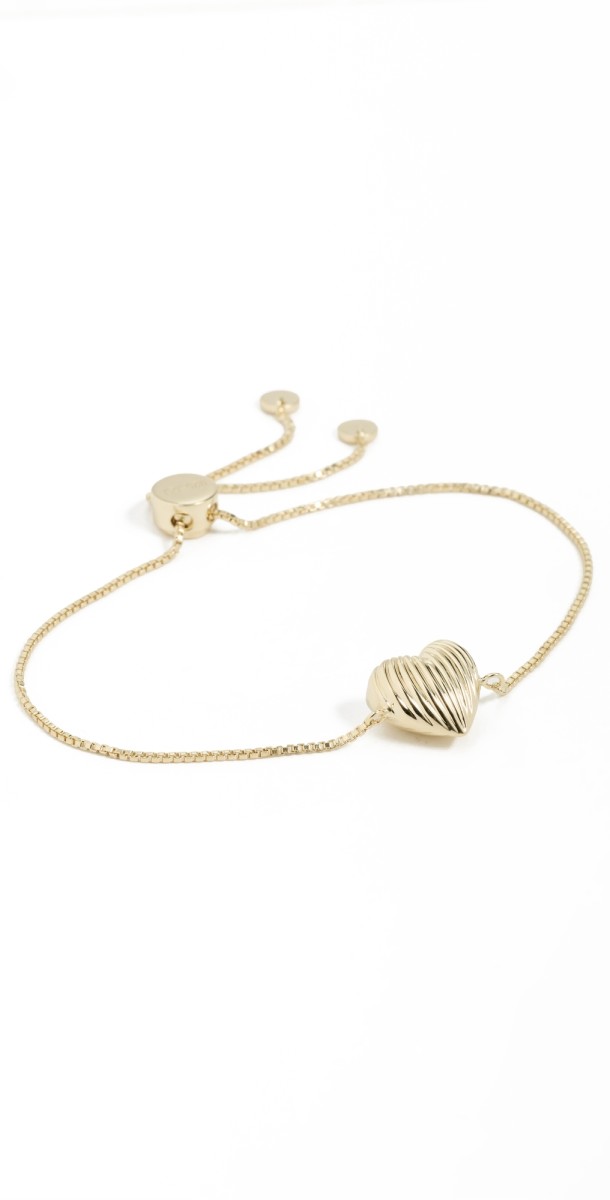 Jennifer Zeuner Jewelry Chara 1/2 Bracelet Gold Vermeil