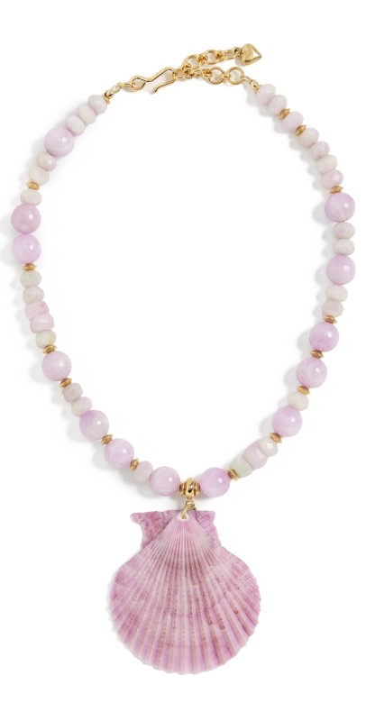 Brinker + Eliza Bora Bora Necklace Kunzite/Shell