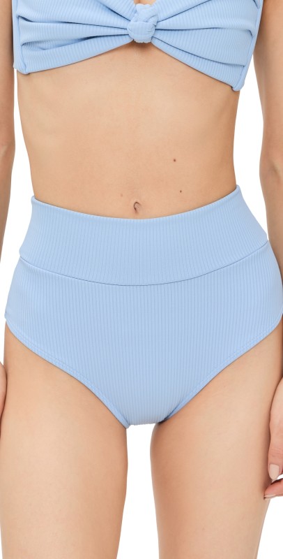 Montce AC High Rise Bikini Bottoms Peri Rib