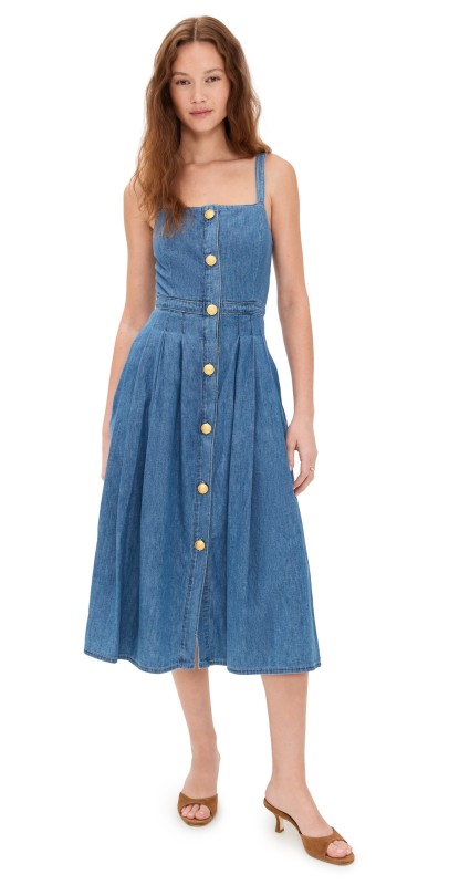 L'AGENCE Esmeralda Pinafore Dress Stokes