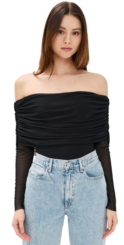 AFRM Maxine Bodysuit Noir