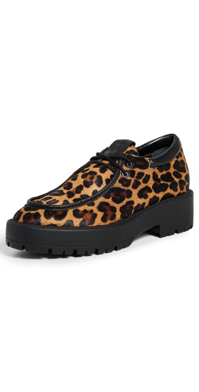 Schutz Cia Chukka Mules Natural/Black
