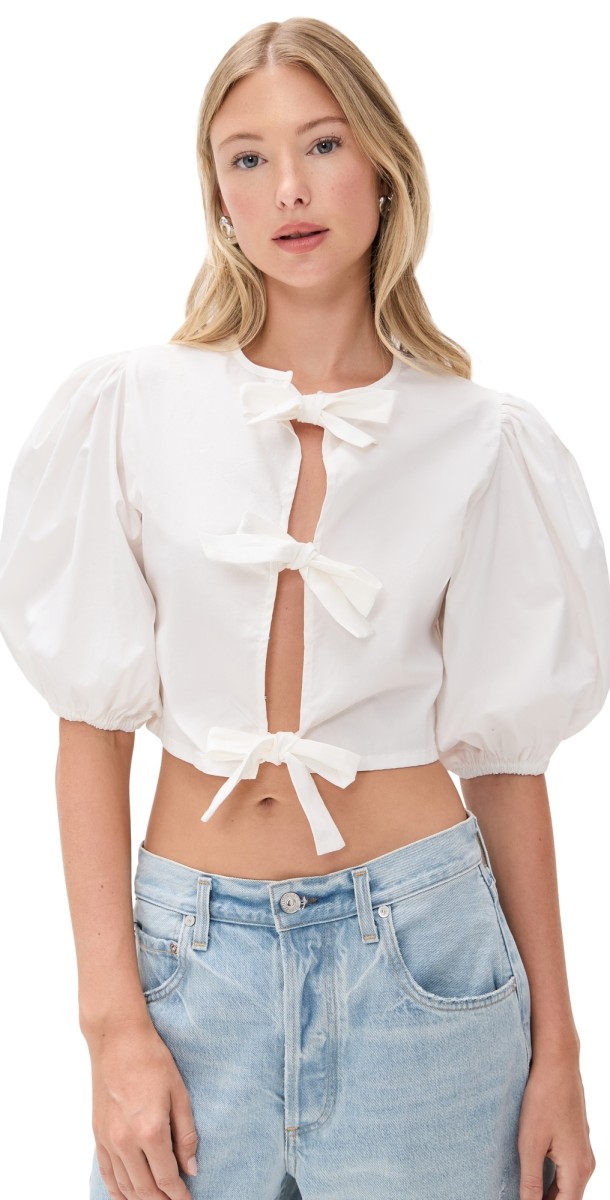 The Lulo Project Crop Orquid Top Crudo