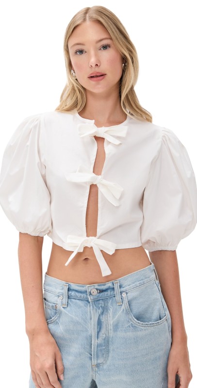 The Lulo Project Crop Orquid Top Crudo