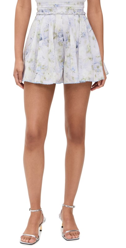 En Saison Scarlet Shorts Blue Sage Floral