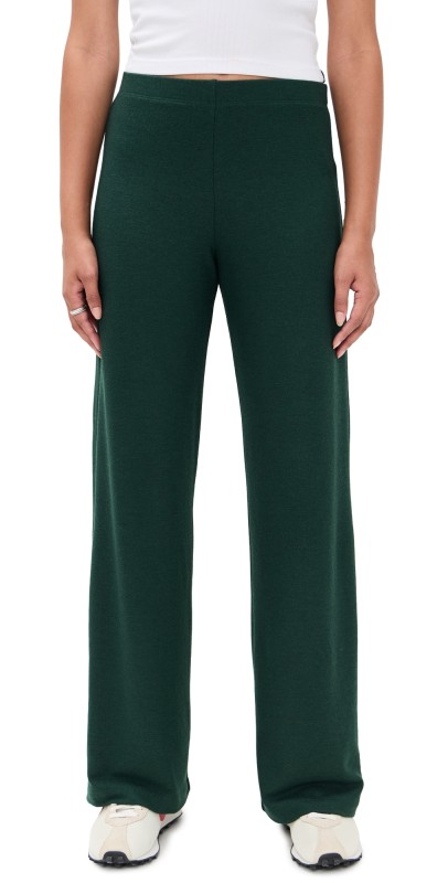 Leset Lauren Wide Leg Pants Emerald