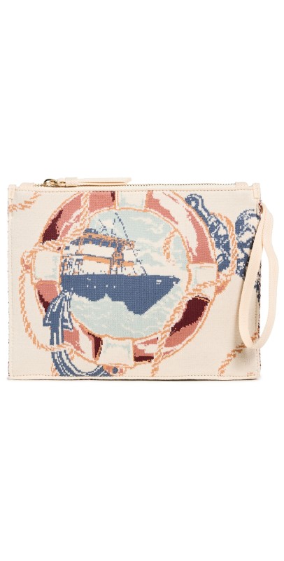 Zimmermann Jacquard Pouch Nautical Map