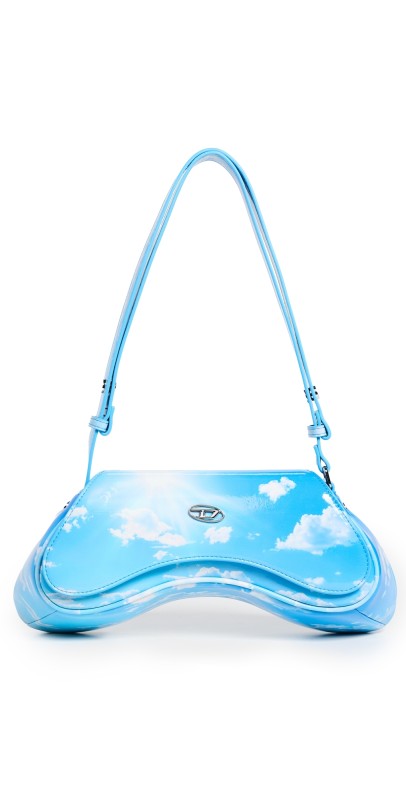 Diesel Play Shoulder Bag Light Blu