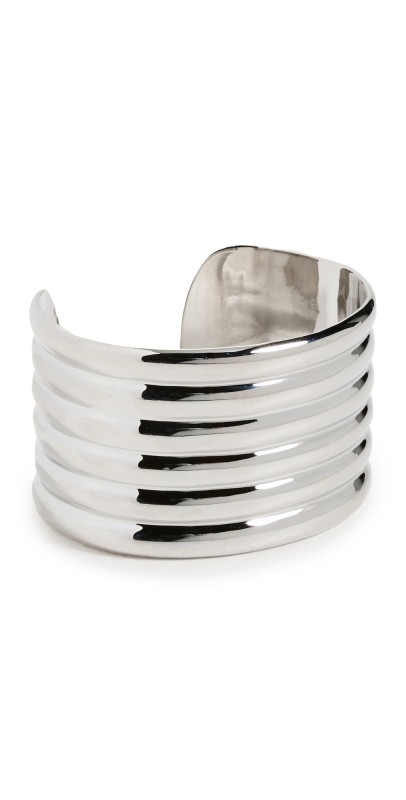 SHASHI Domino Cuff Bracelet Silver
