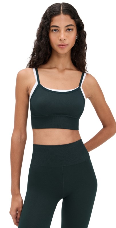 The Upside Form Seamless Maddie Bra Green