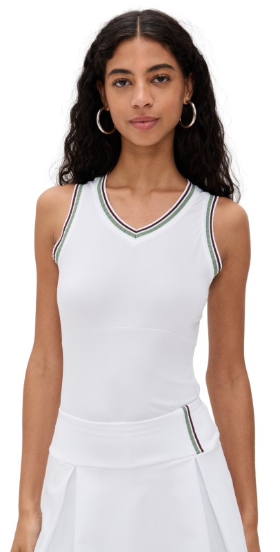 HEAD HEAD x Veronica Beard Tank Top White