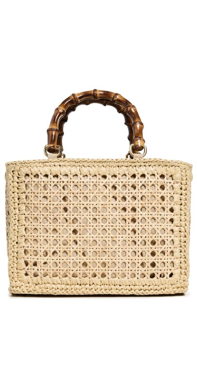Caterina Bertini Woven Tote Nat 26