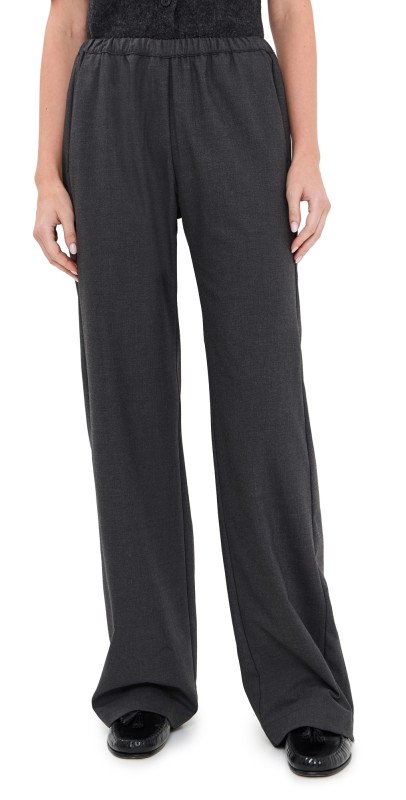 Enza Costa Everywhere Suit Pants Charcoal