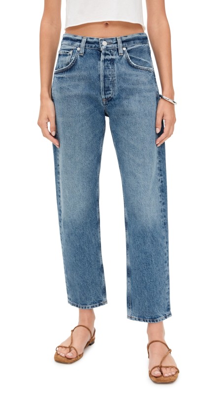 Citizens of Humanity Winslow Cropped Boyfriend Jeans Pacifica