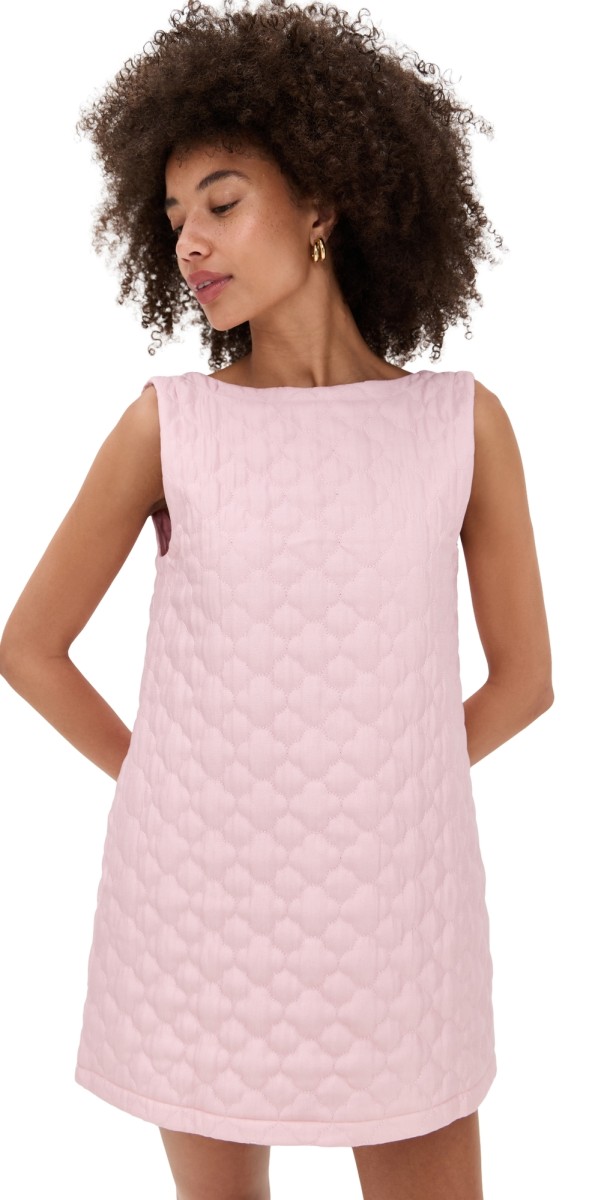 VRG GRL Leo Mini Dress Pink Pink