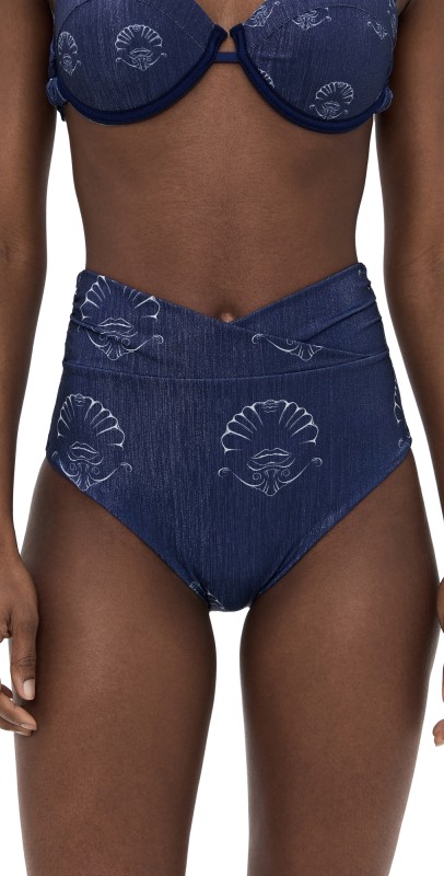Ancora Auroral Bikini Bottoms Navy