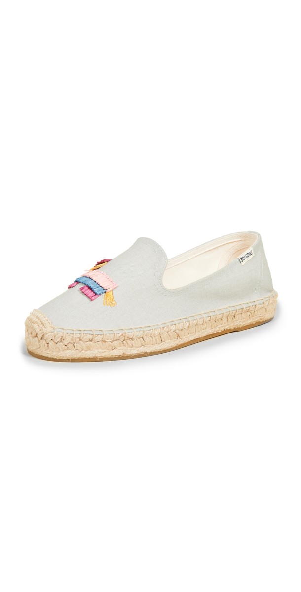 Soludos Pinata Smoking Slippers Chambray