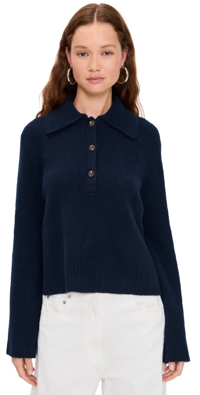 Jenni Kayne Cashmere Stevie Polo Navy