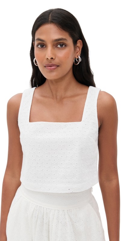 PAIGE Aelita Top White