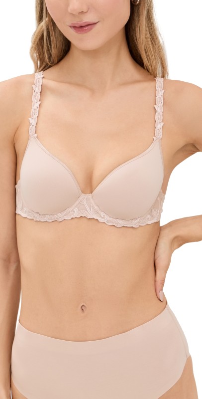 Simone Perele Andora 3D Plunge Bra Peau Rose