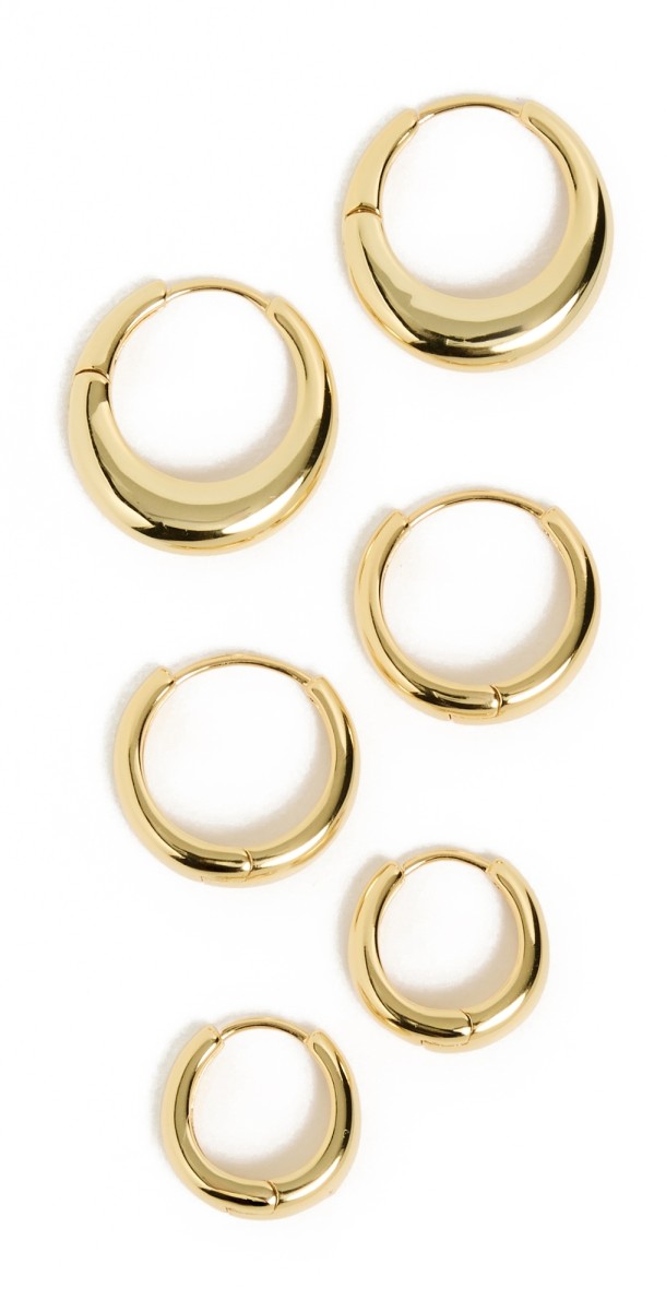 SHASHI Huggies 4 Life Hoop Set Gold